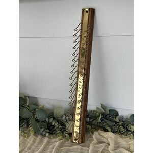 Vintage Dante American Walnut Tie Rack‎ Hanger Closet Mid Century 36 Slot
